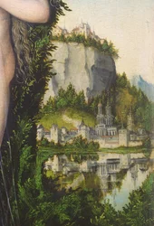 Venus Standing in a Landscape (detail)